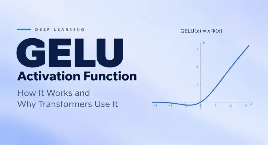 GELU Activation Function Explained: How It Works and Why Transformers Use It